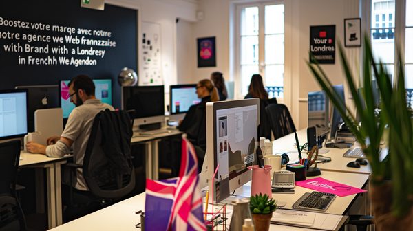 Boostez votre marque avec notre agence web française à Londres